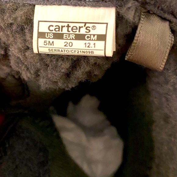 CARTER’S Unisex Serrato Faux Fur Grey Boot-Size 5 - Picture 5 of 6